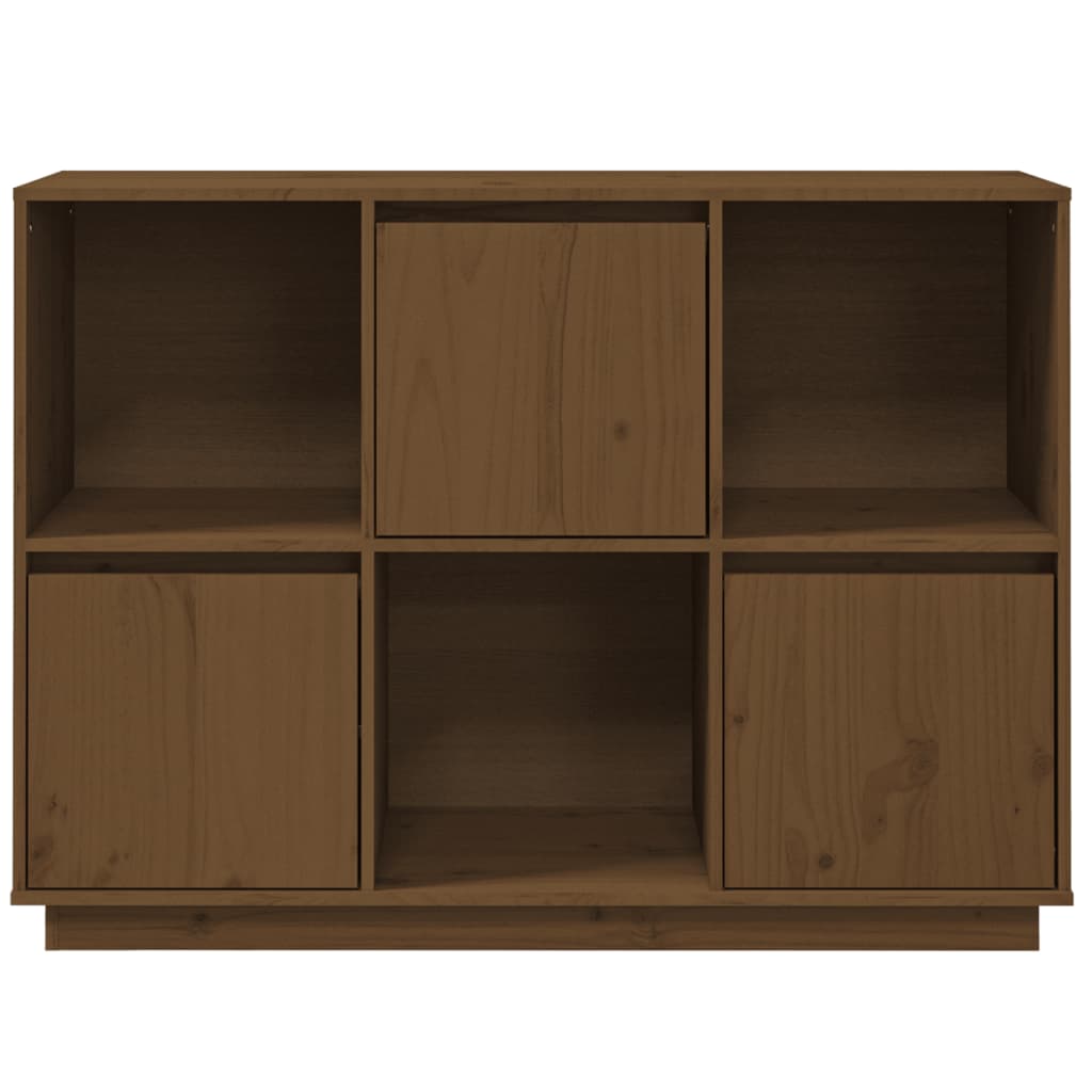 Dressoir 110,5x35x80 cm massief grenenhout