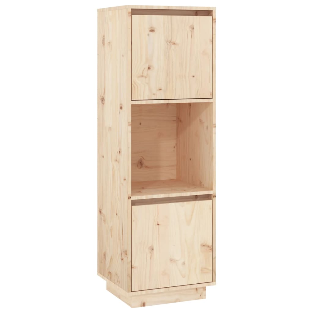 Meuble haut 38x35x117 cm en bois de pin massif