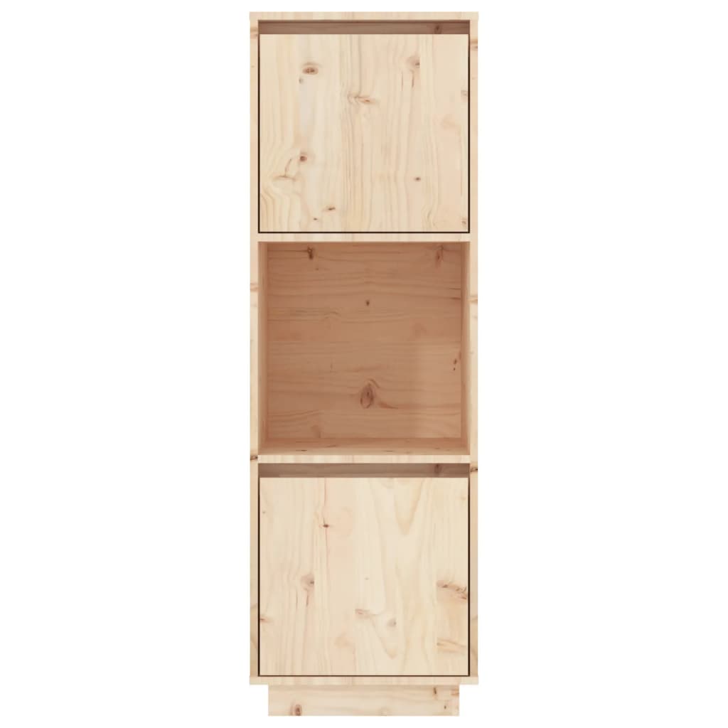 Meuble haut 38x35x117 cm en bois de pin massif