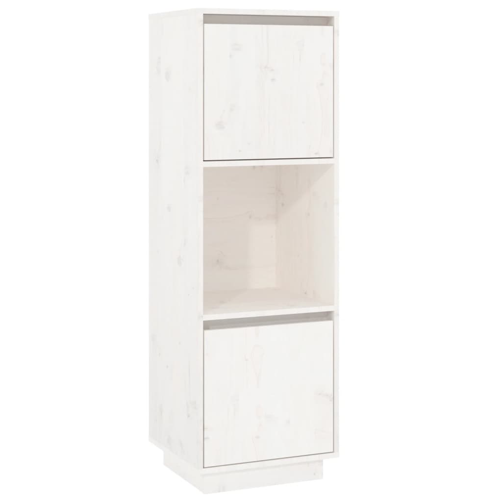 Meuble haut 38x35x117 cm en bois de pin massif