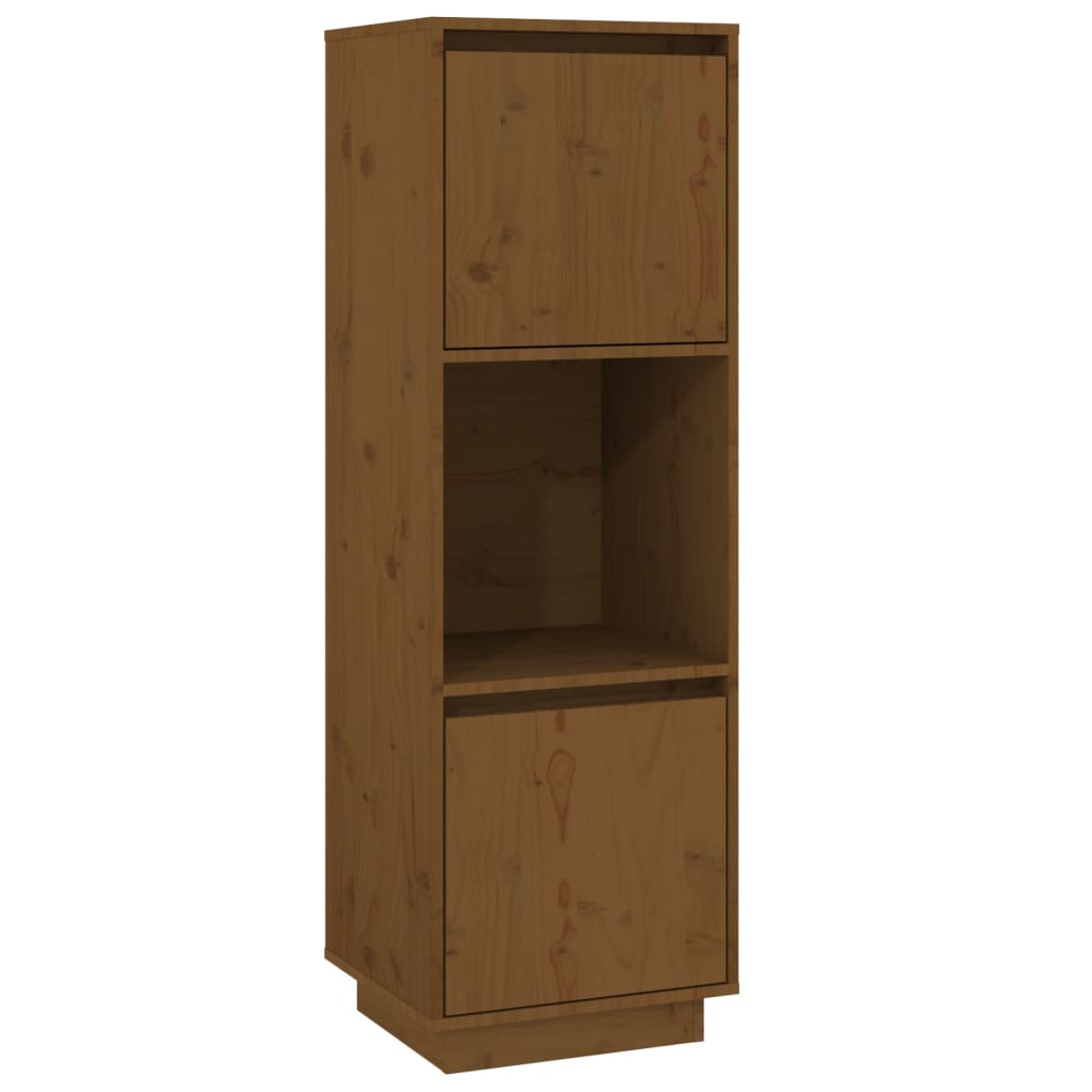 Meuble haut 38x35x117 cm en bois de pin massif