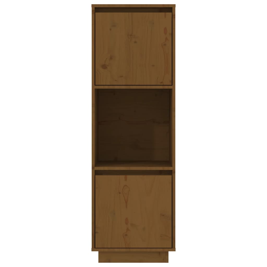 Meuble haut 38x35x117 cm en bois de pin massif