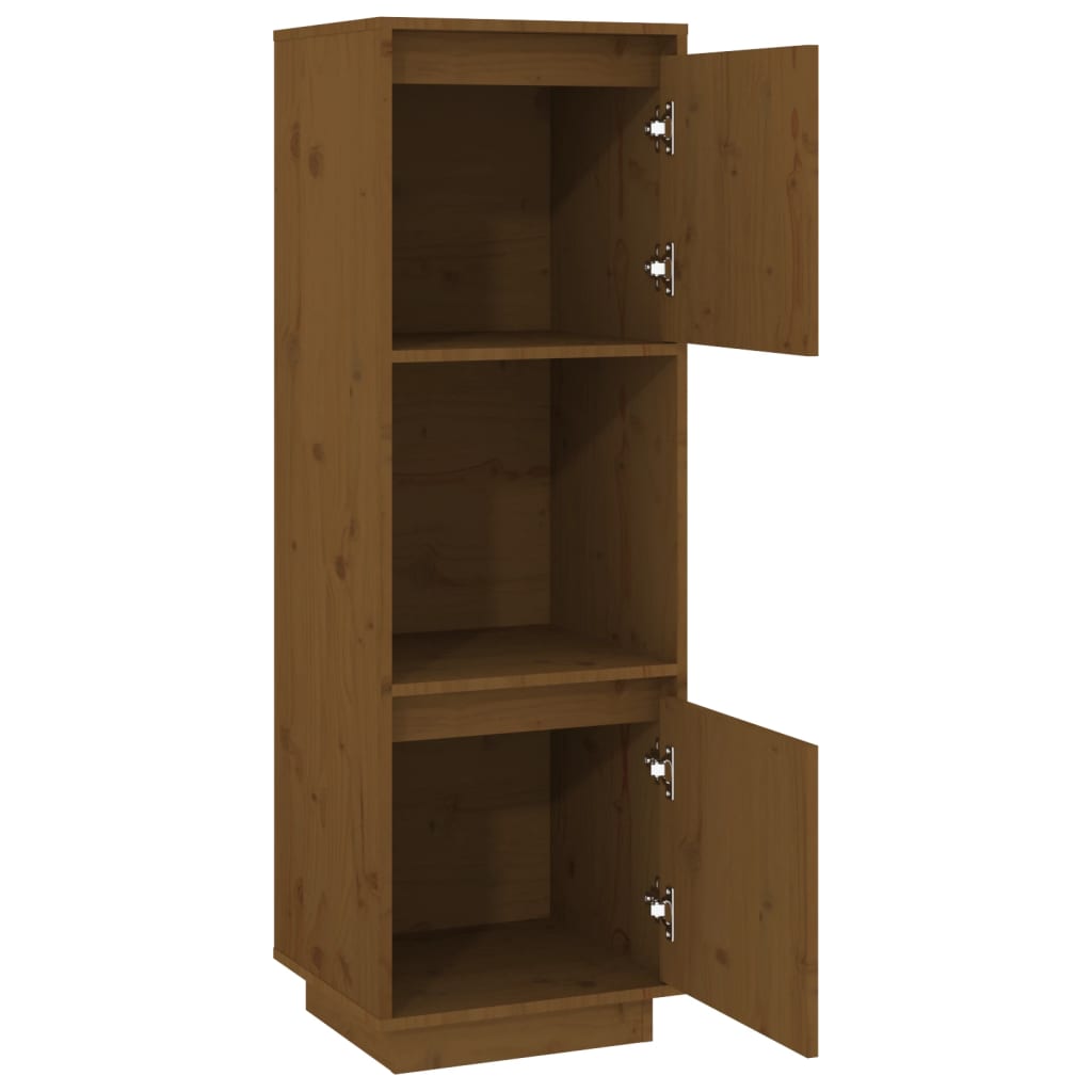 Meuble haut 38x35x117 cm en bois de pin massif