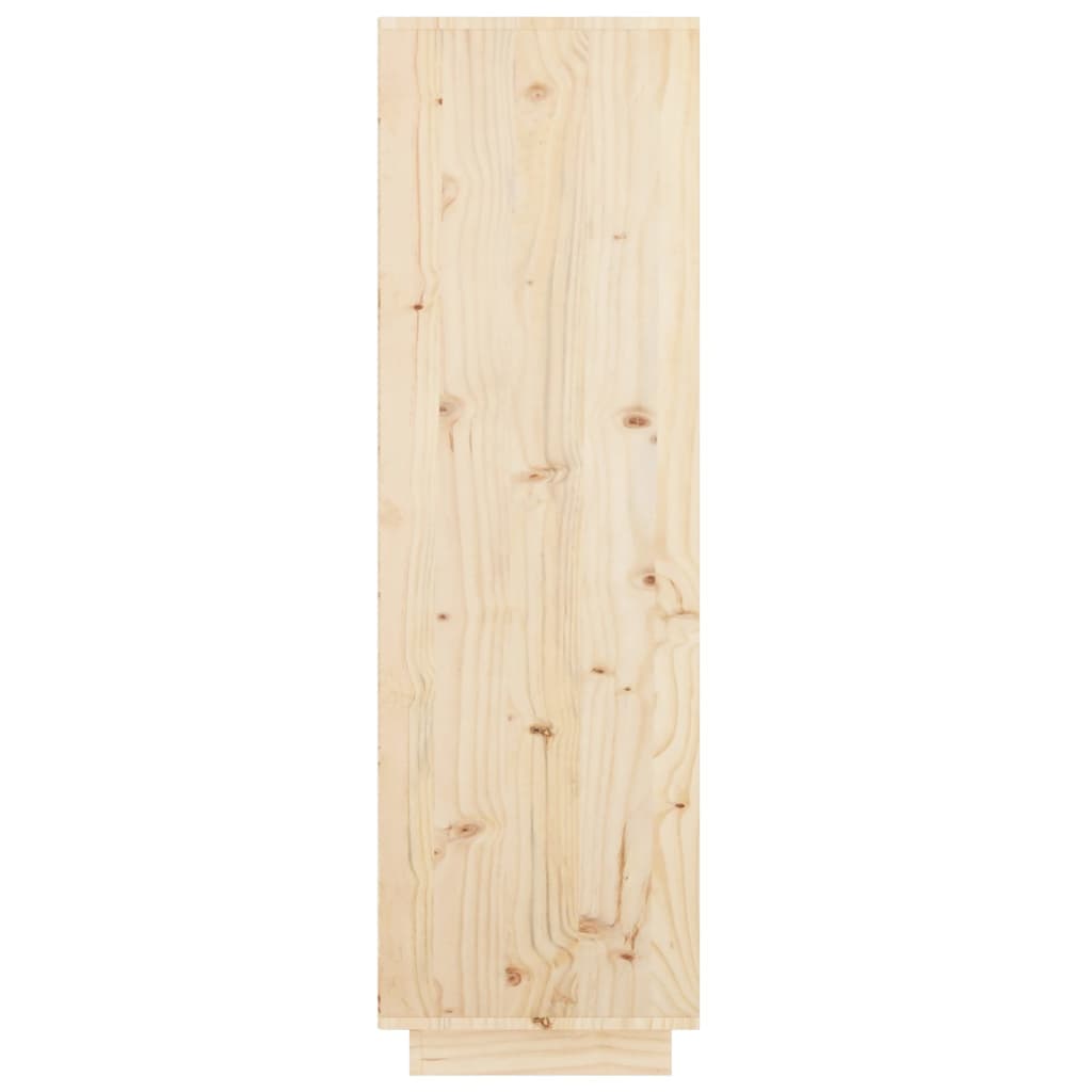 Meuble haut 74x35x117 cm en bois de pin massif