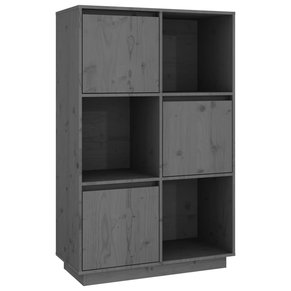 Hoge kast 74x35x117 cm massief grenenhout