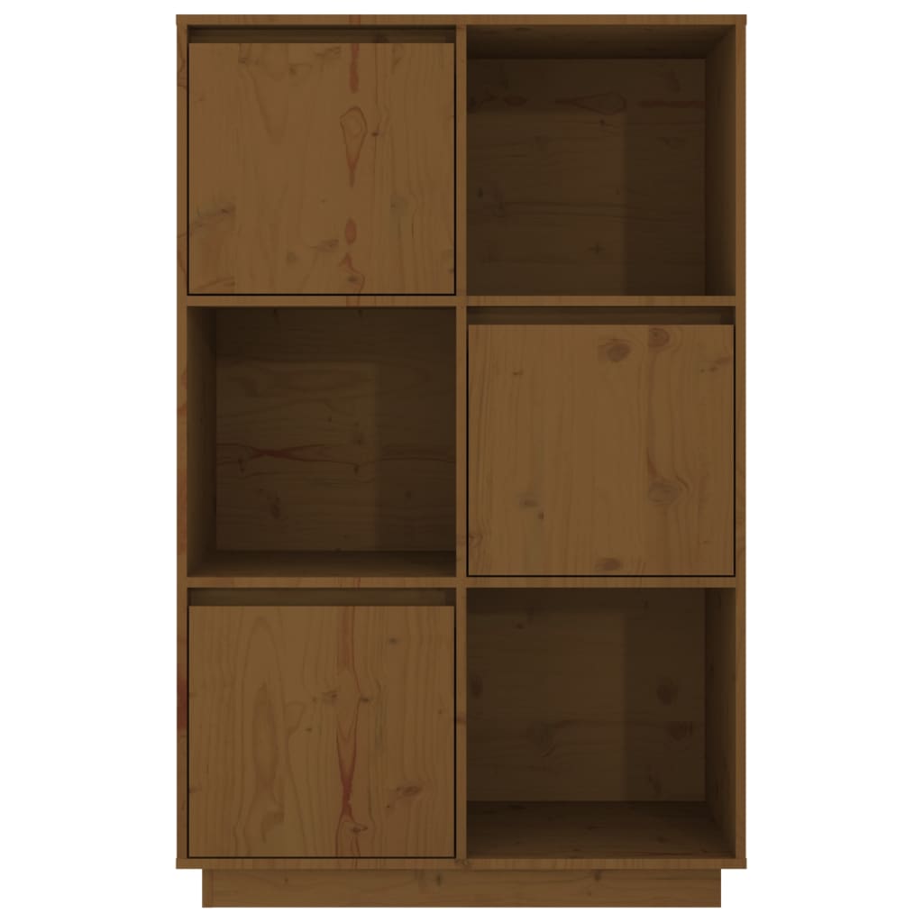 Meuble haut 74x35x117 cm en bois de pin massif