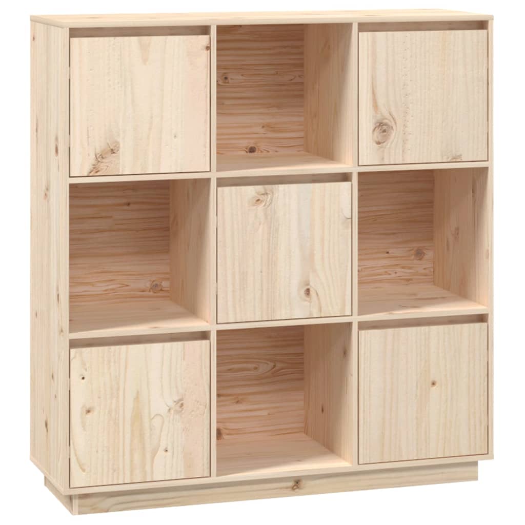 Meuble haut 110,5x35x117 cm en bois de pin massif