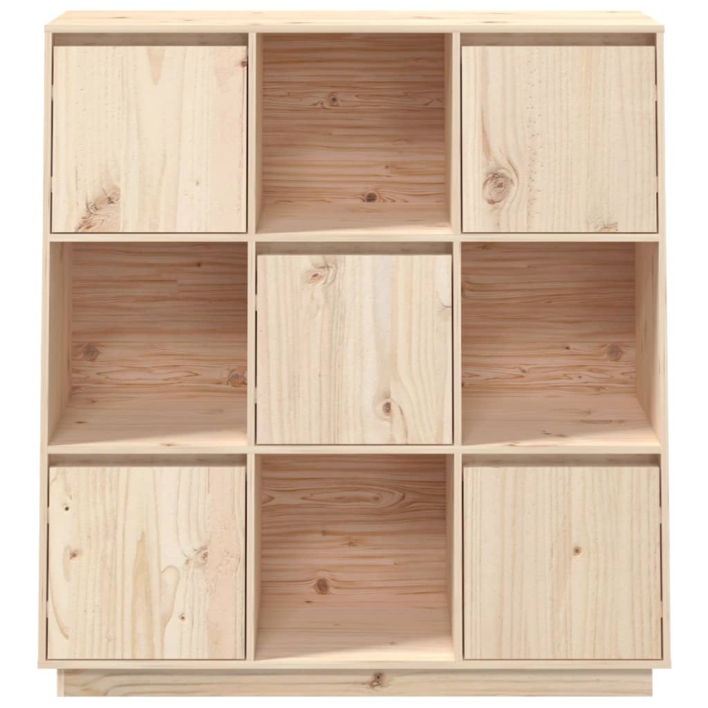 Meuble haut 110,5x35x117 cm en bois de pin massif