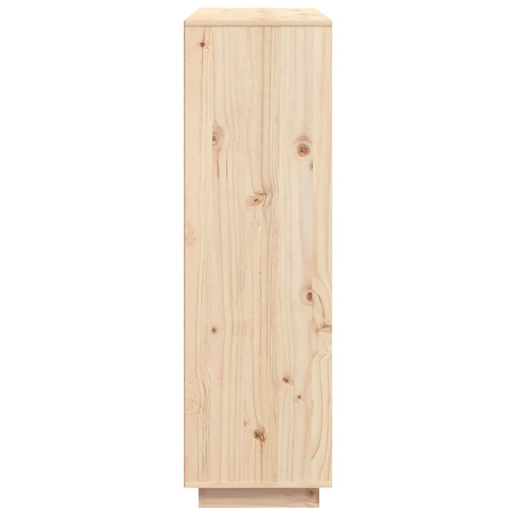 Meuble haut 110,5x35x117 cm en bois de pin massif