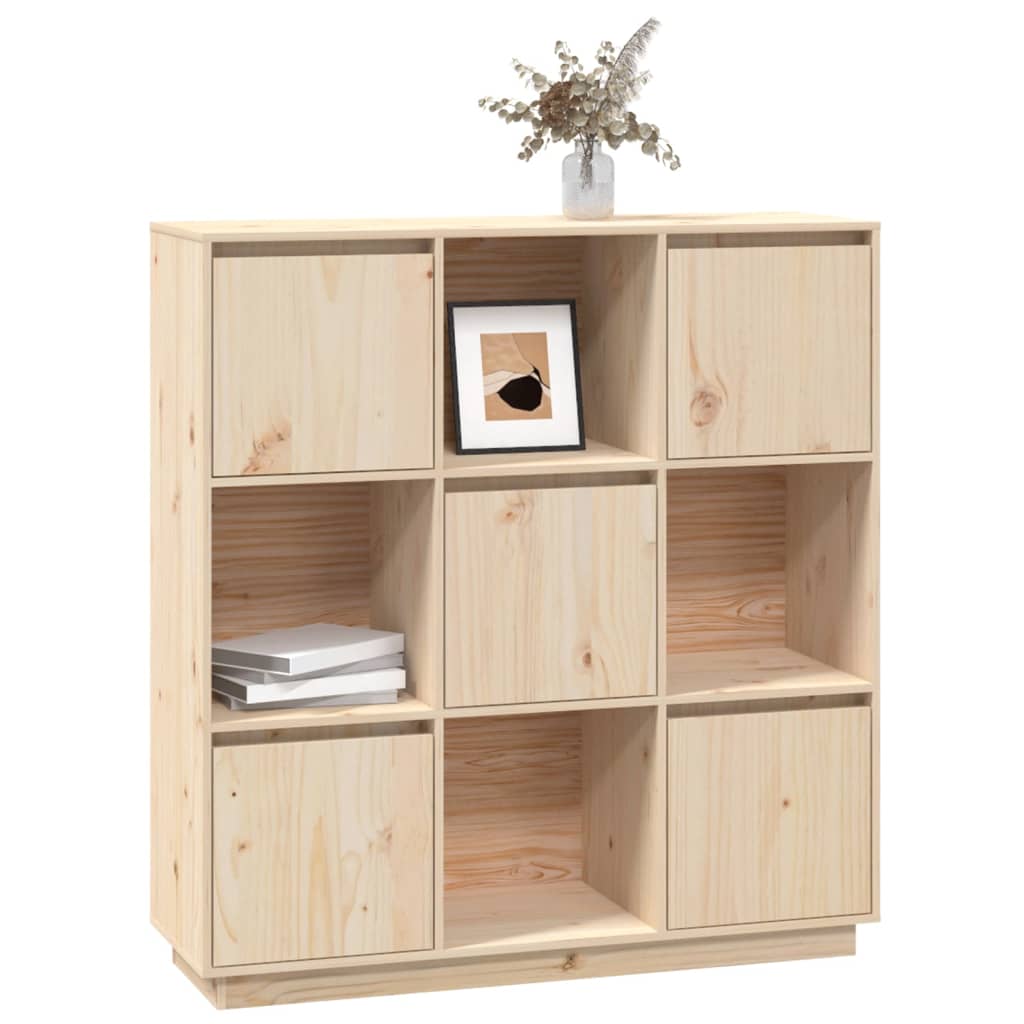 Meuble haut 110,5x35x117 cm en bois de pin massif