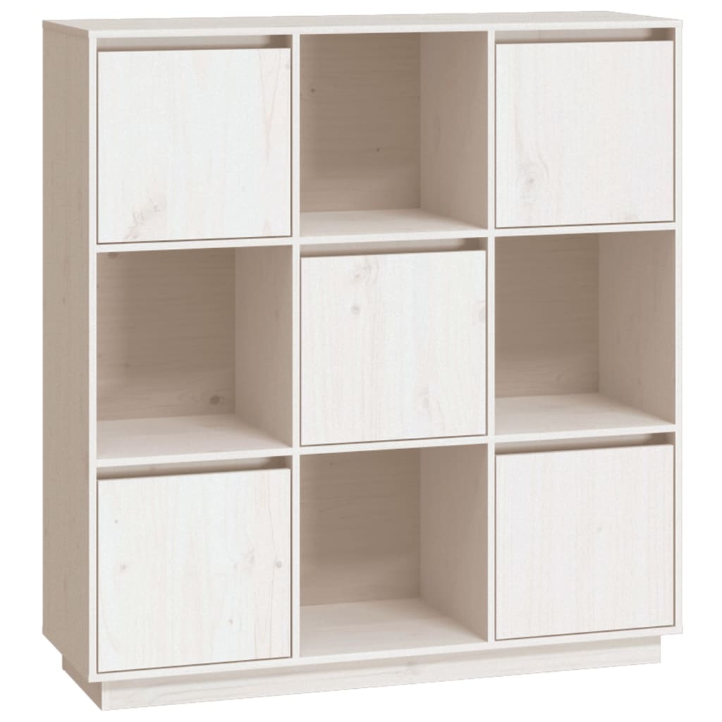 Meuble haut 110,5x35x117 cm en bois de pin massif