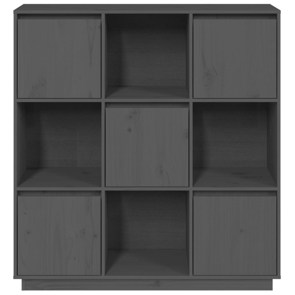 Hoge kast 110,5x35x117 cm massief grenenhout