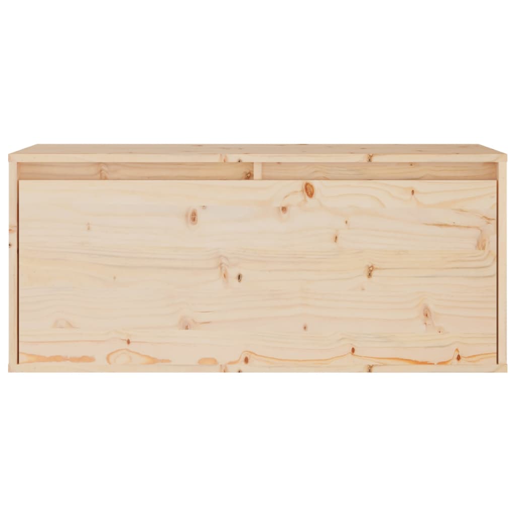 Meuble TV 2 pcs en bois de pin massif