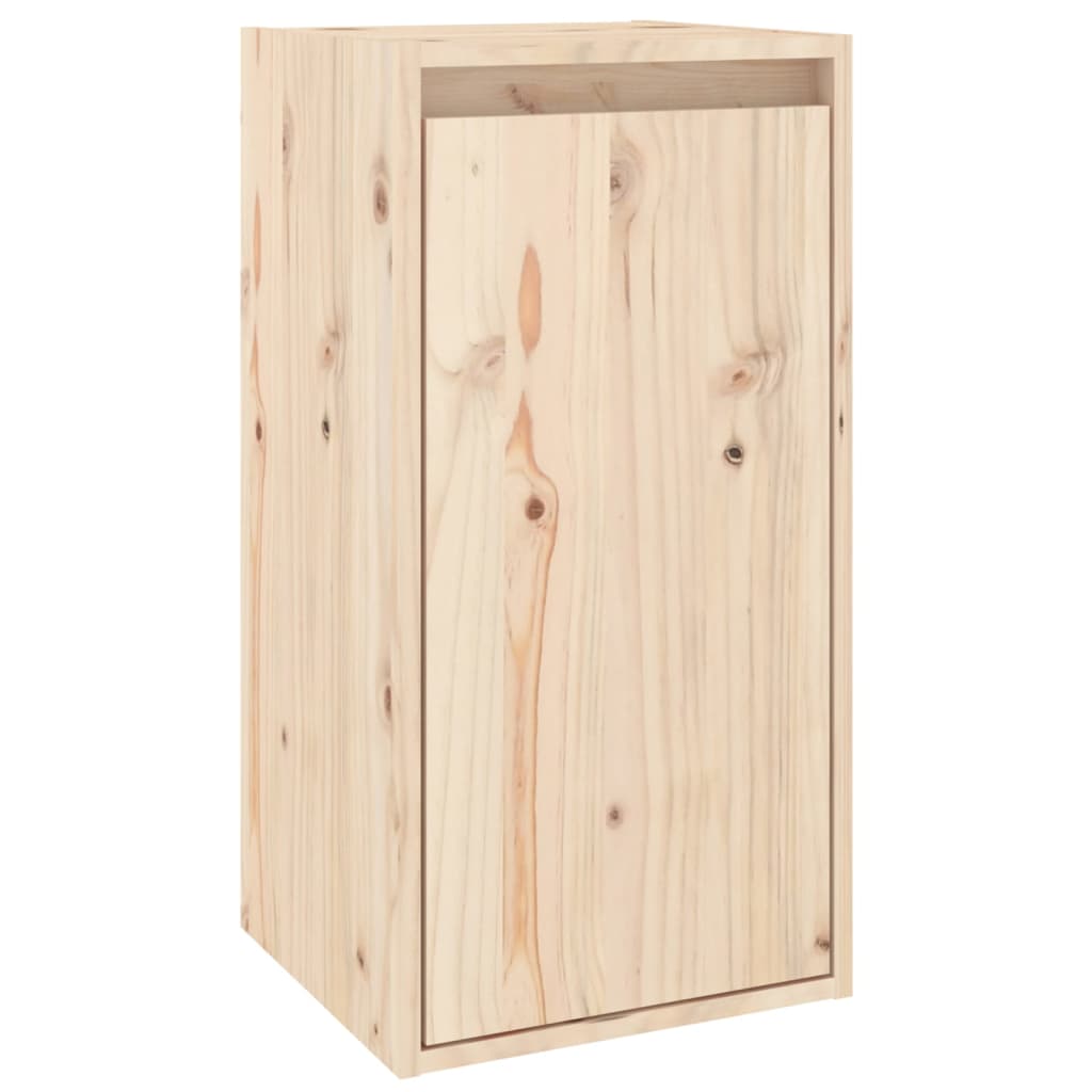 Meuble TV 2 pcs en bois de pin massif