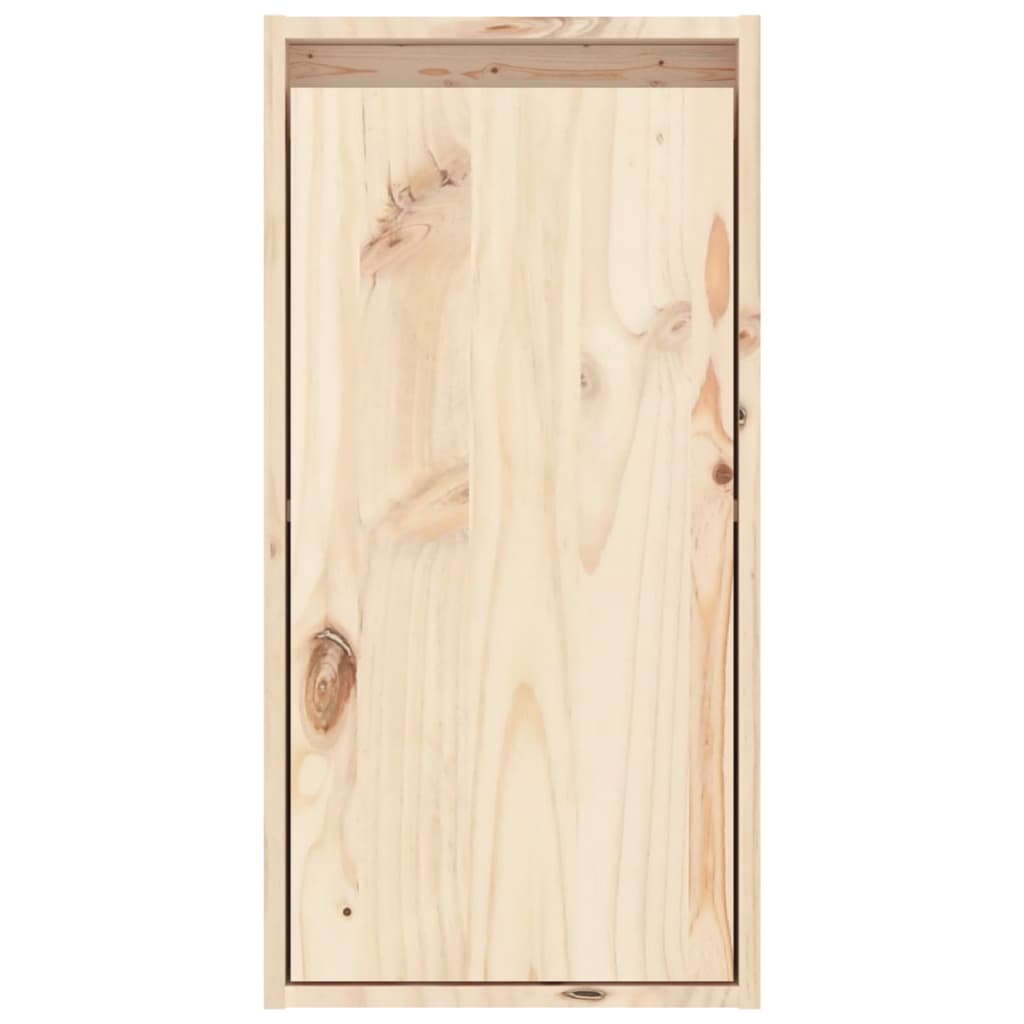 Meuble TV 2 pcs en bois de pin massif