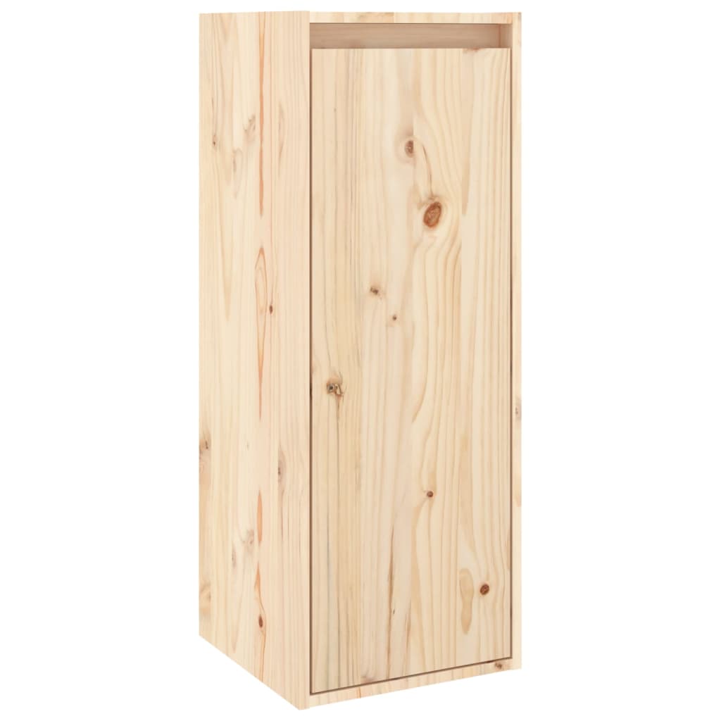 Meuble TV 2 pcs en bois de pin massif