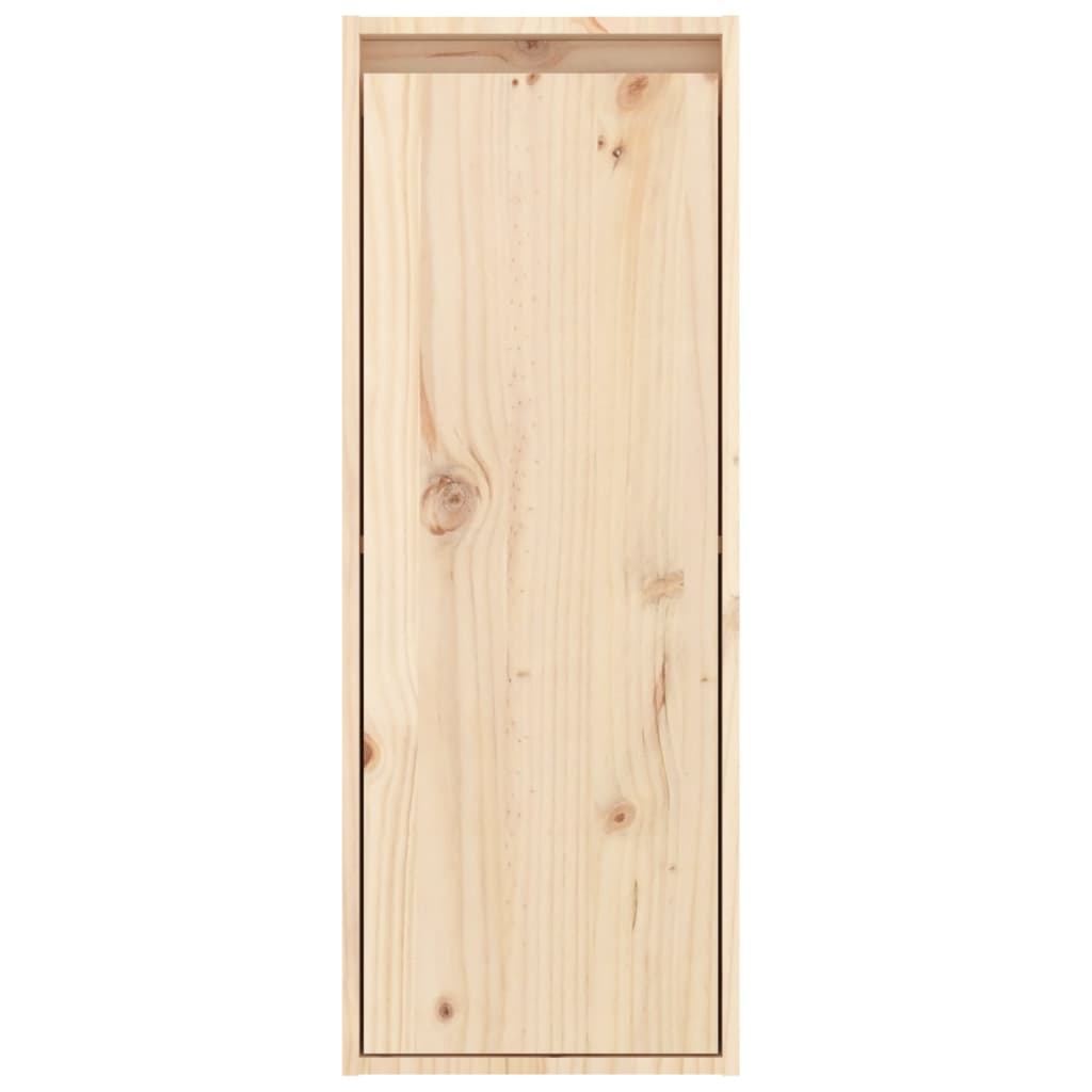 Meuble TV 2 pcs en bois de pin massif