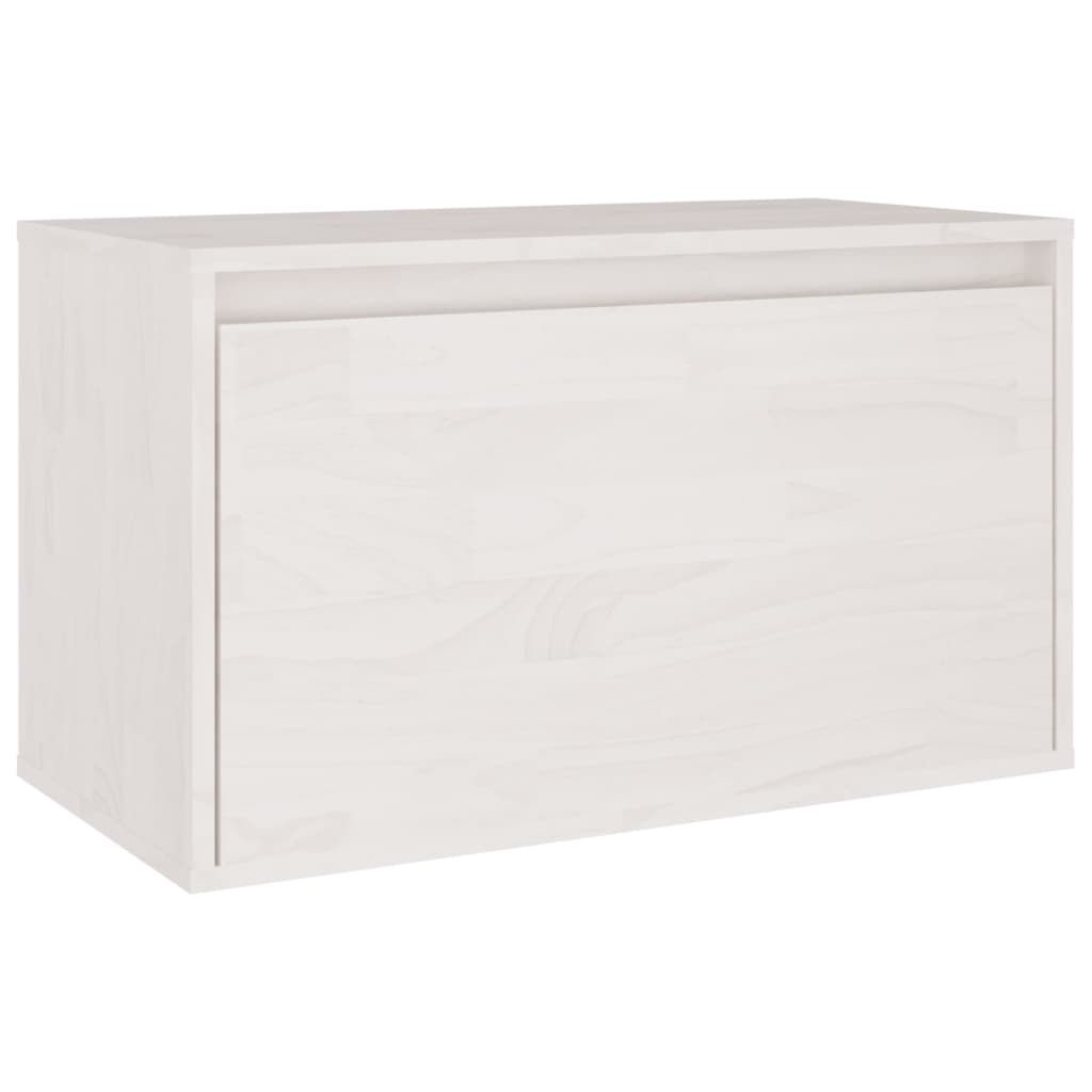 Meuble TV 3 pcs en bois de pin massif