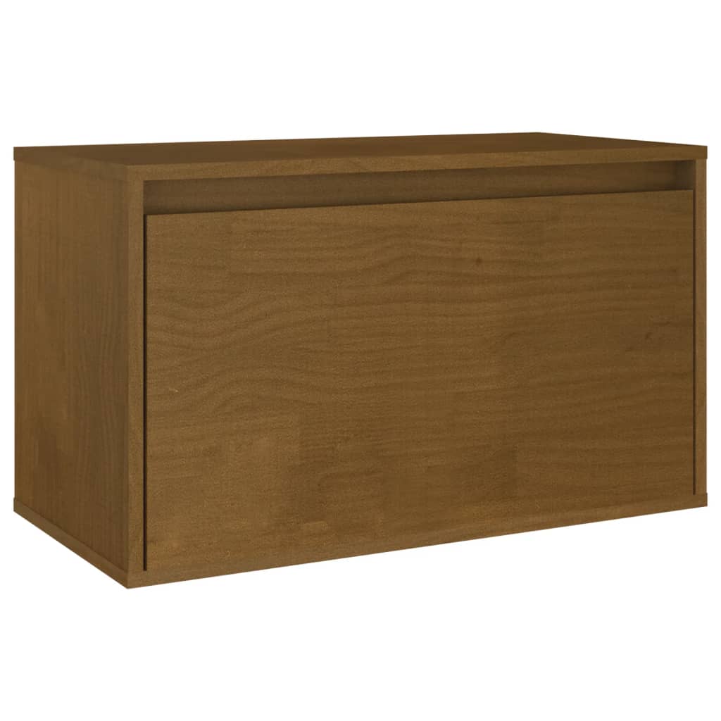 Meuble TV 3 pcs en bois de pin massif