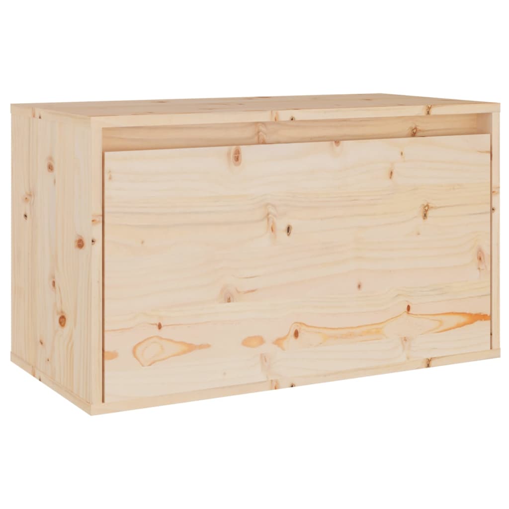 Meuble TV 3 pcs en bois de pin massif