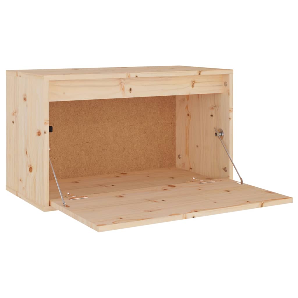 Meuble TV 3 pcs en bois de pin massif