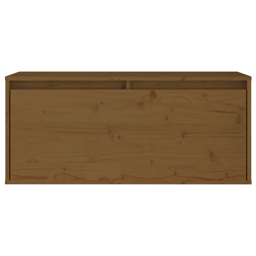 Meuble TV 3 pcs en bois de pin massif