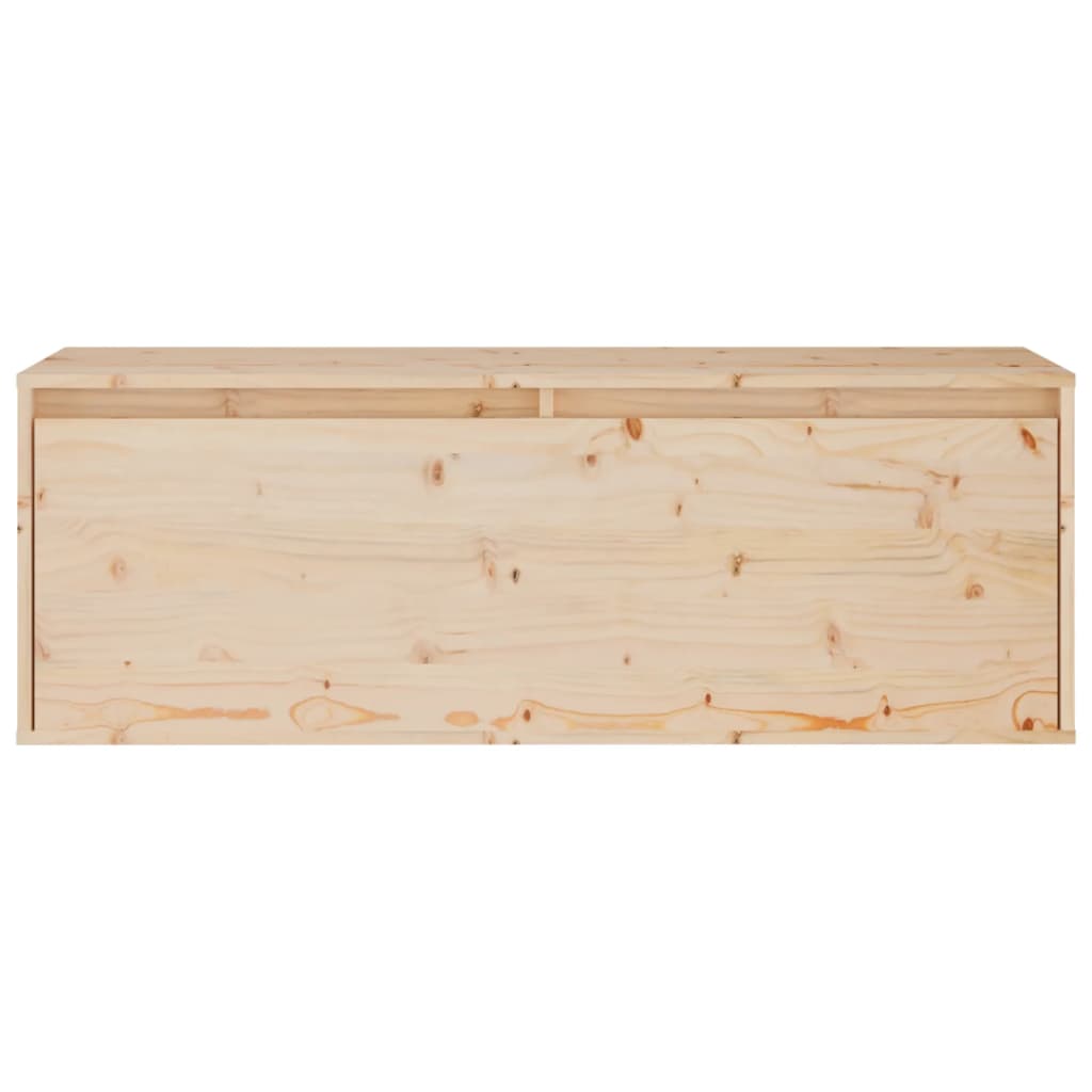 Meuble TV 3 pcs en bois de pin massif