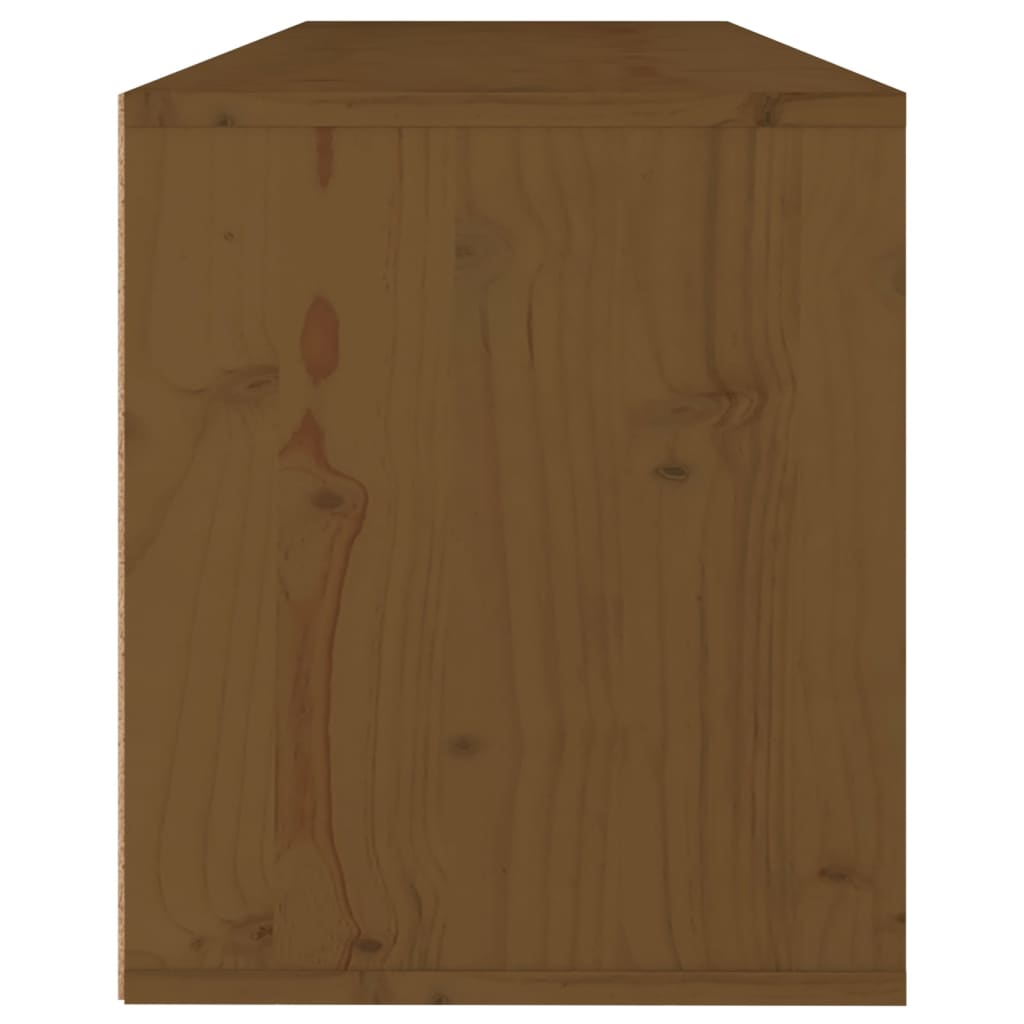 Meuble TV 3 pcs en bois de pin massif