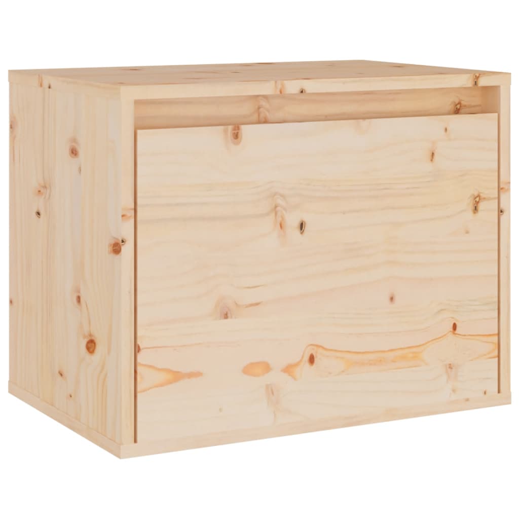 Meuble TV 4 pcs en bois de pin massif