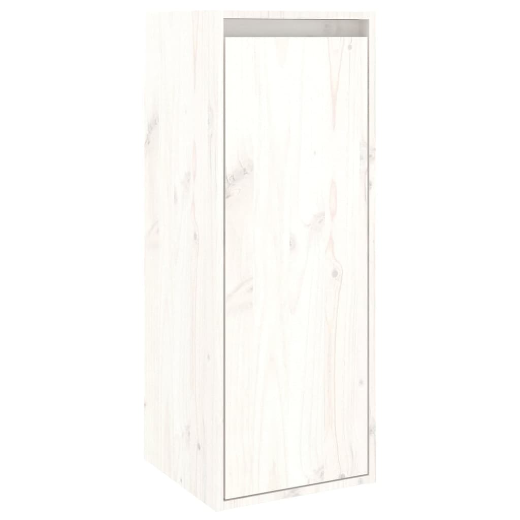 Meuble TV 2 pcs en bois de pin massif