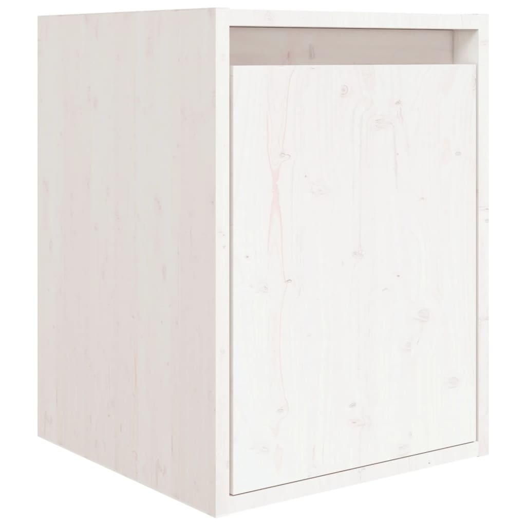 Meuble TV 3 pcs en bois de pin massif