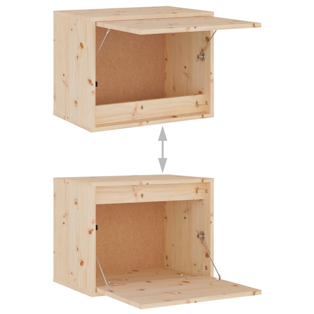 Meuble TV 6 pcs en bois de pin massif