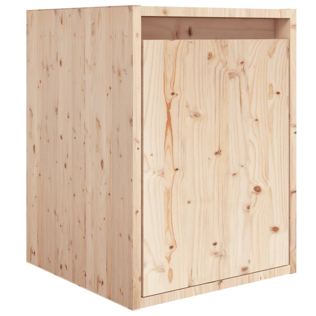 Meuble TV 5 pcs en bois de pin massif