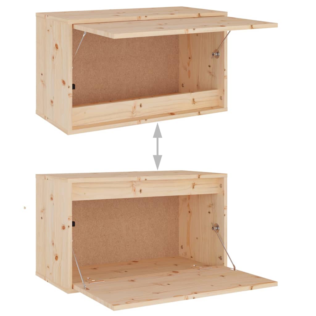 Meuble TV 5 pcs en bois de pin massif