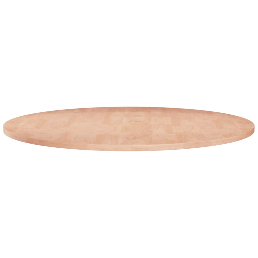 Tafelblad rond Ø30x2,5 cm onbehandeld massief eikenhout