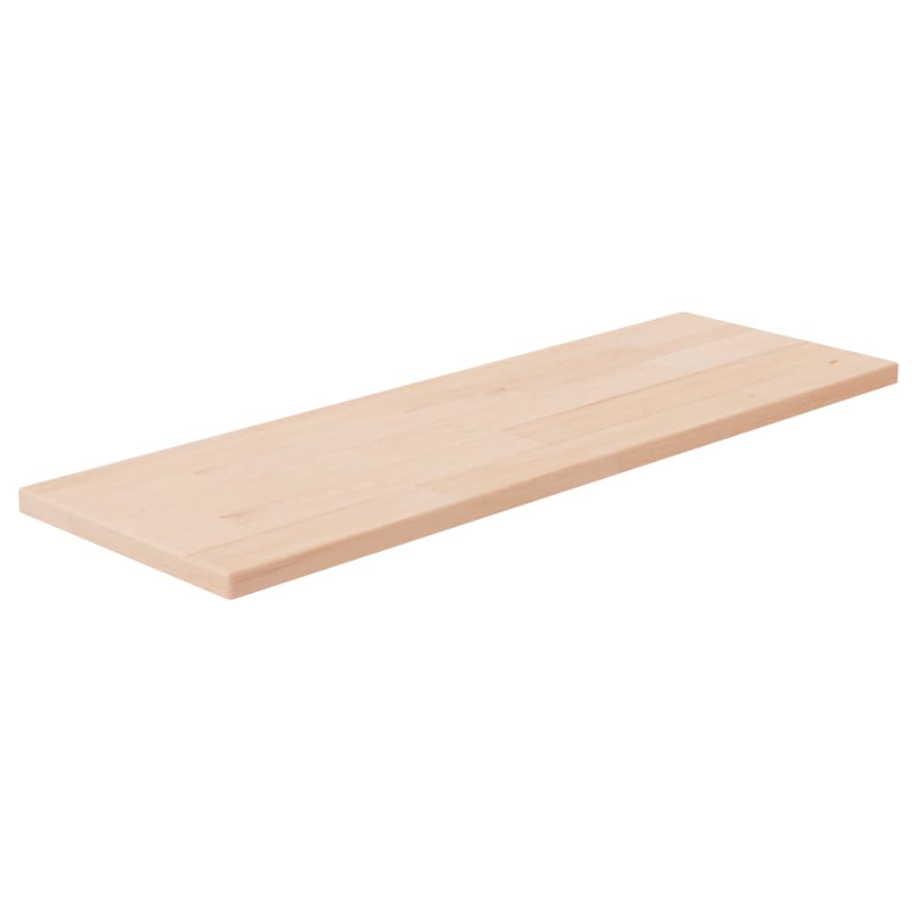 Plank 80x20x2,5 cm onbehandeld massief eikenhout