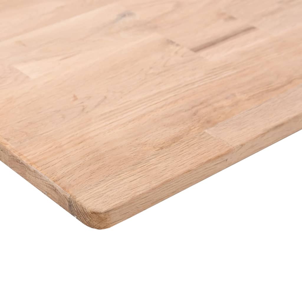 Plank 80x20x2,5 cm onbehandeld massief eikenhout