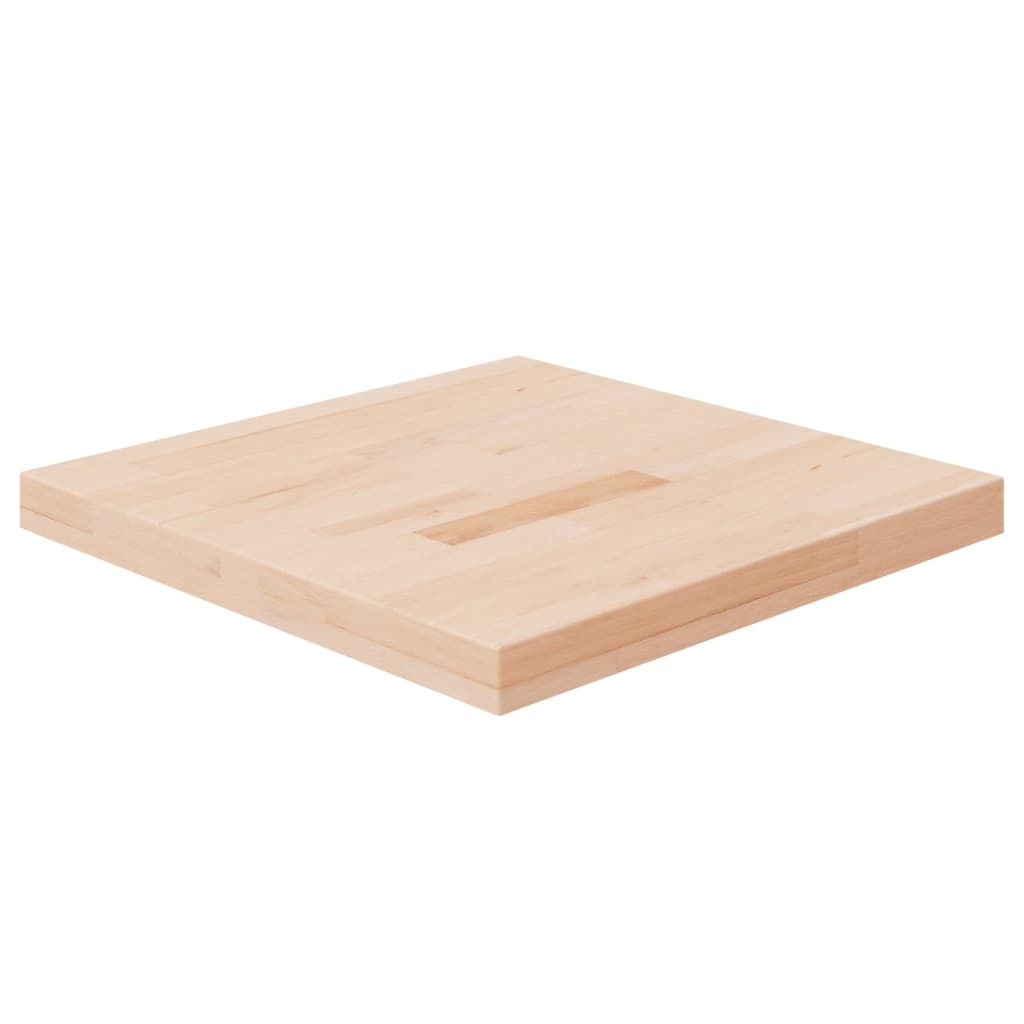 Tafelblad vierkant 40x40x2,5cm massief eiken