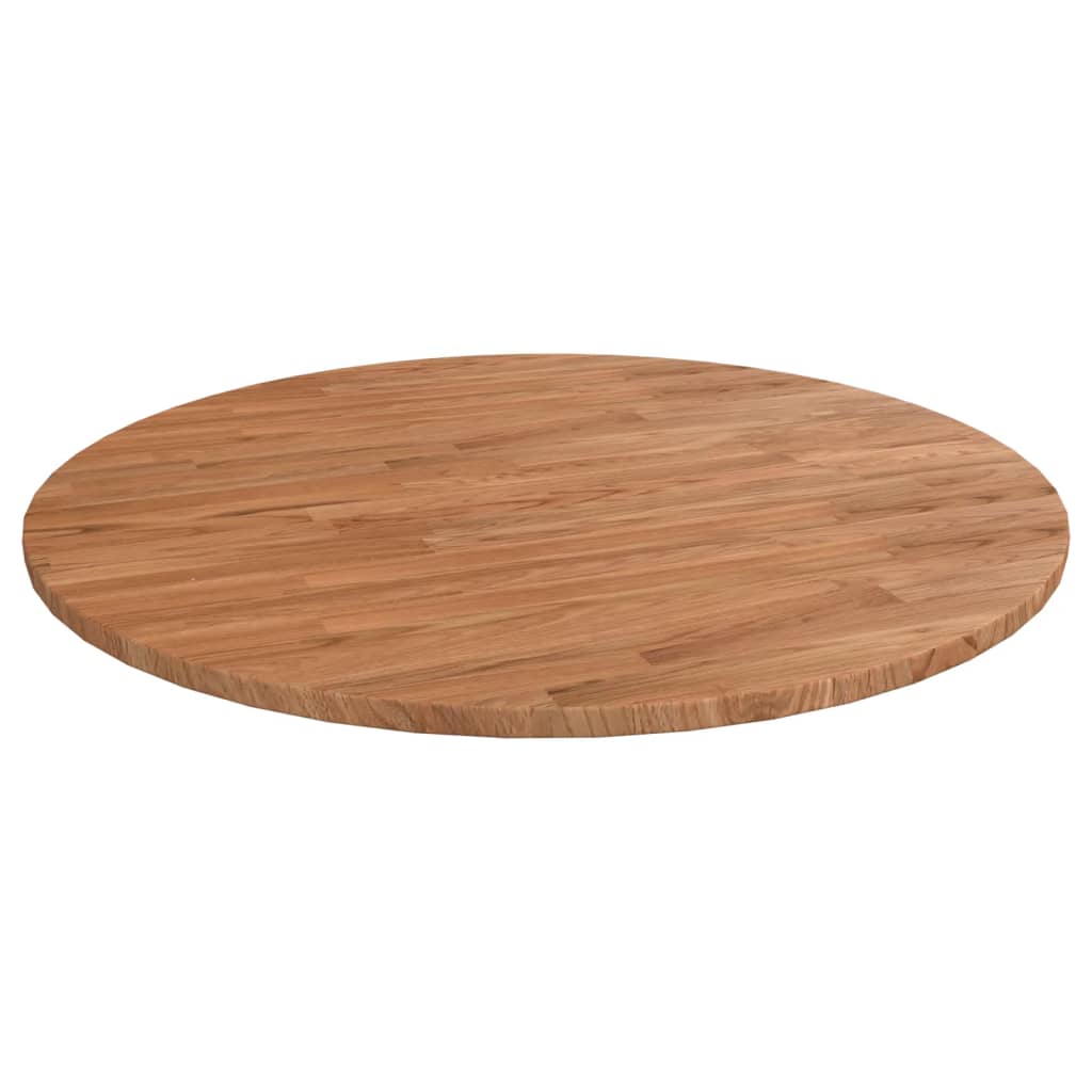 Tafelblad rond Ø30x2,5 cm onbehandeld massief eikenhout