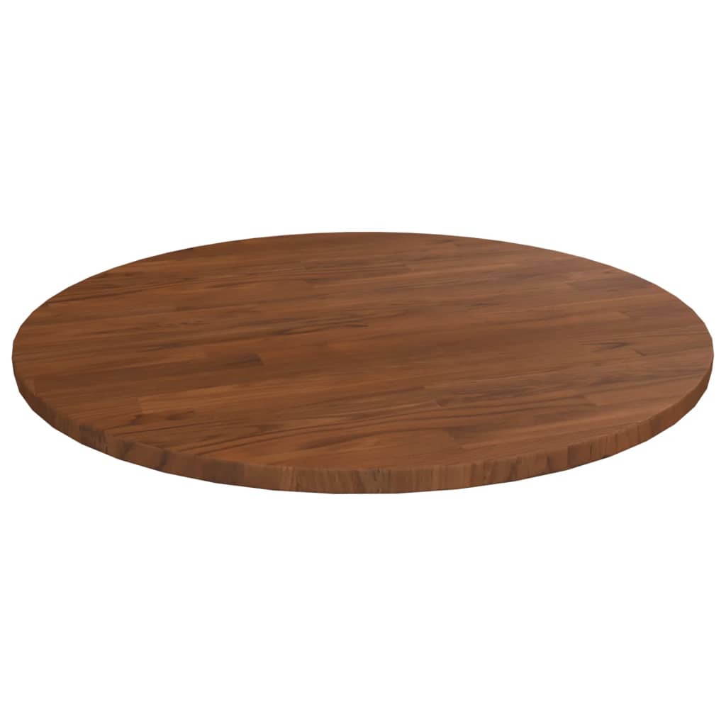 Tafelblad rond Ø30x2,5 cm onbehandeld massief eikenhout