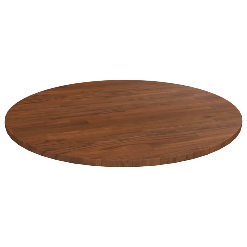 Plateau de table rond Ø50x1,5 cm chêne massif non traité