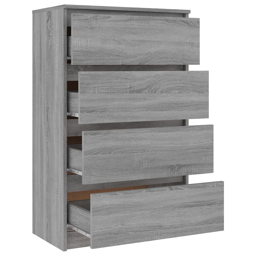 Dressoir 60x35x98,5 cm bewerkt hout