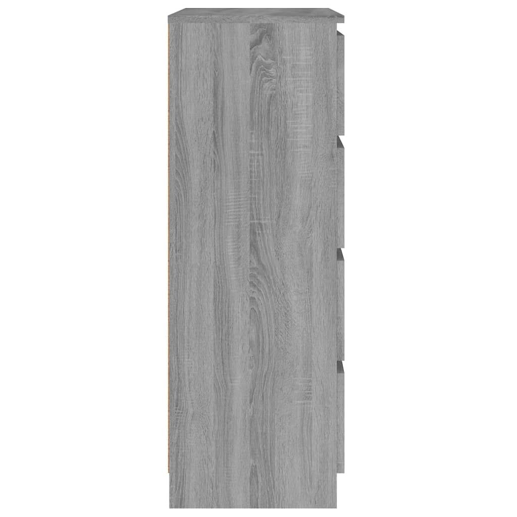 Dressoir 60x35x98,5 cm bewerkt hout