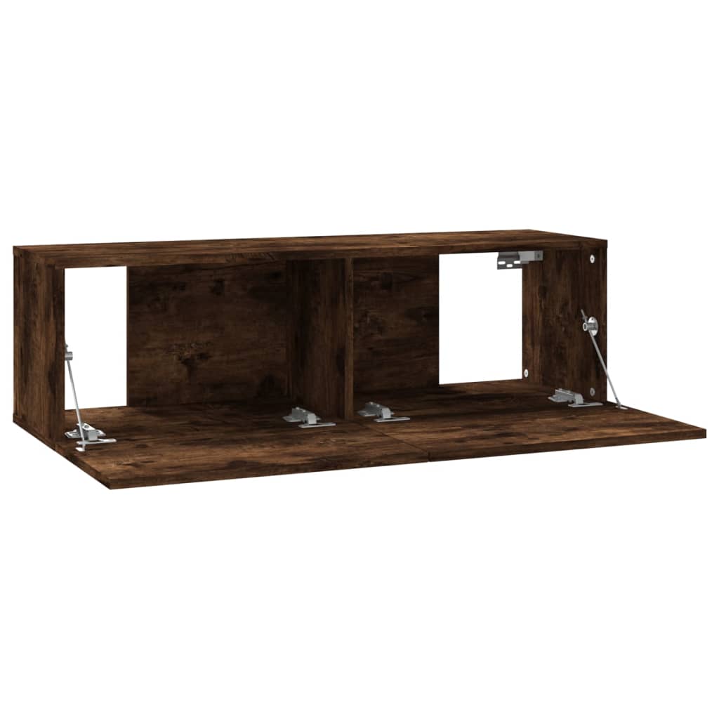 Tv-meubel 100x30x30 cm bewerkt hout