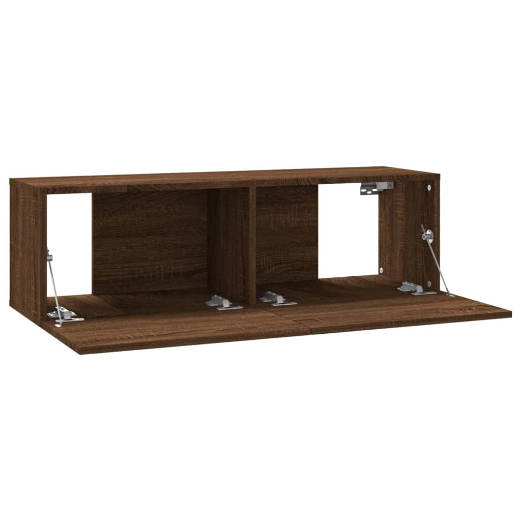 Tv-meubel 100x30x30 cm bewerkt hout