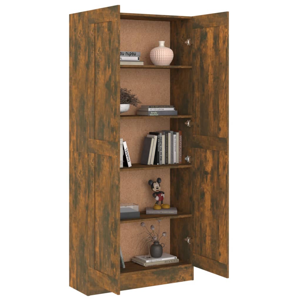 Boekenkast 82,5x30,5x80 cm bewerkt hout