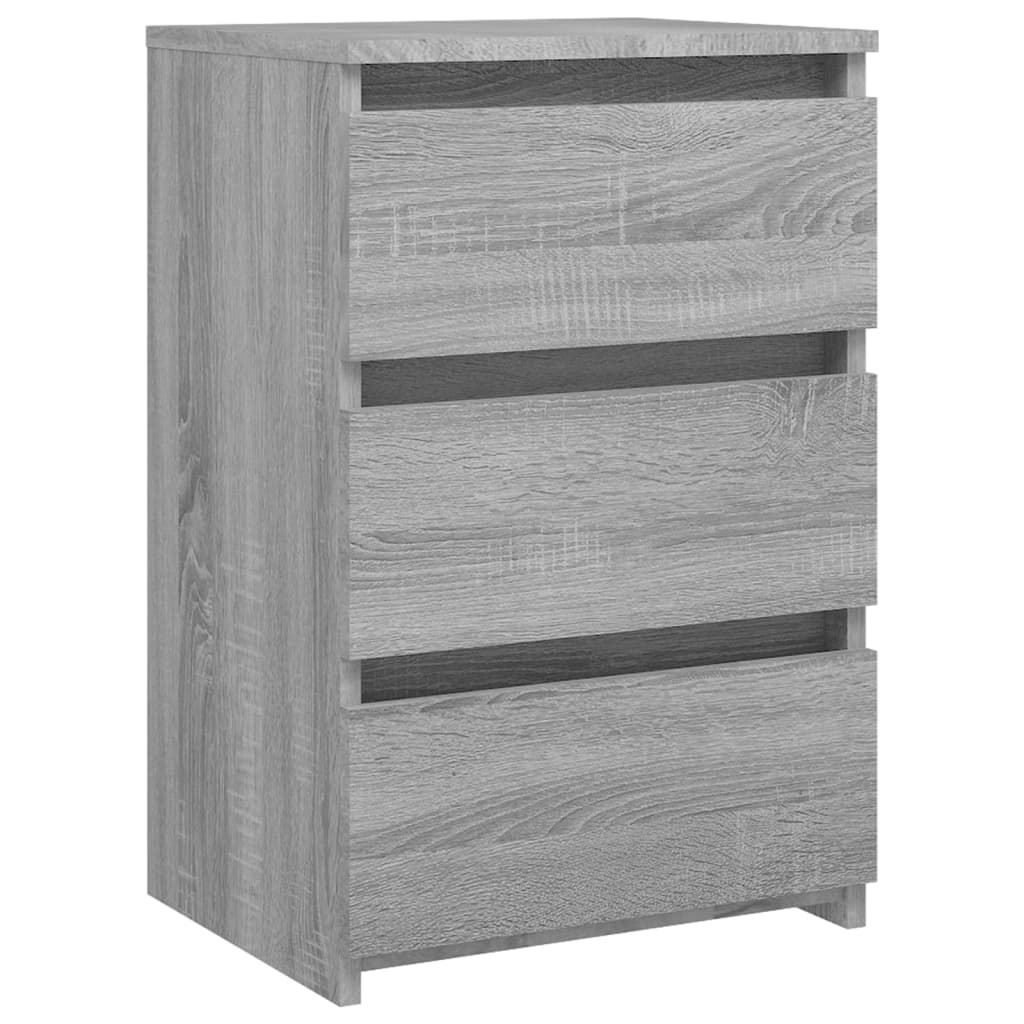 Nachtkastjes 2 st 40x35x62,5 cm bewerkt hout artisanaal eiken