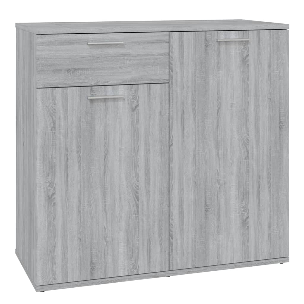 Dressoir 80x36x75 cm bewerkt hout