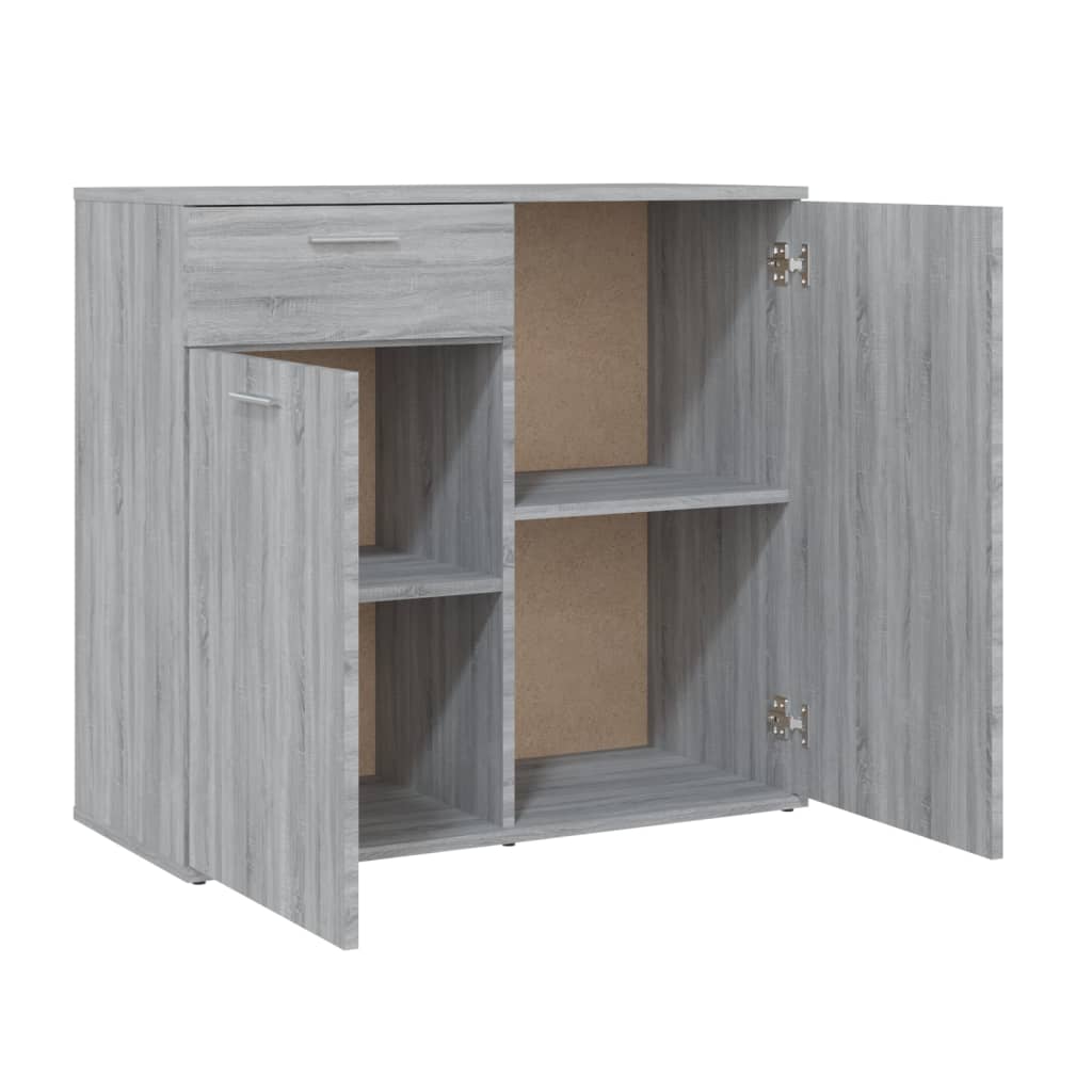 Dressoir 80x36x75 cm bewerkt hout