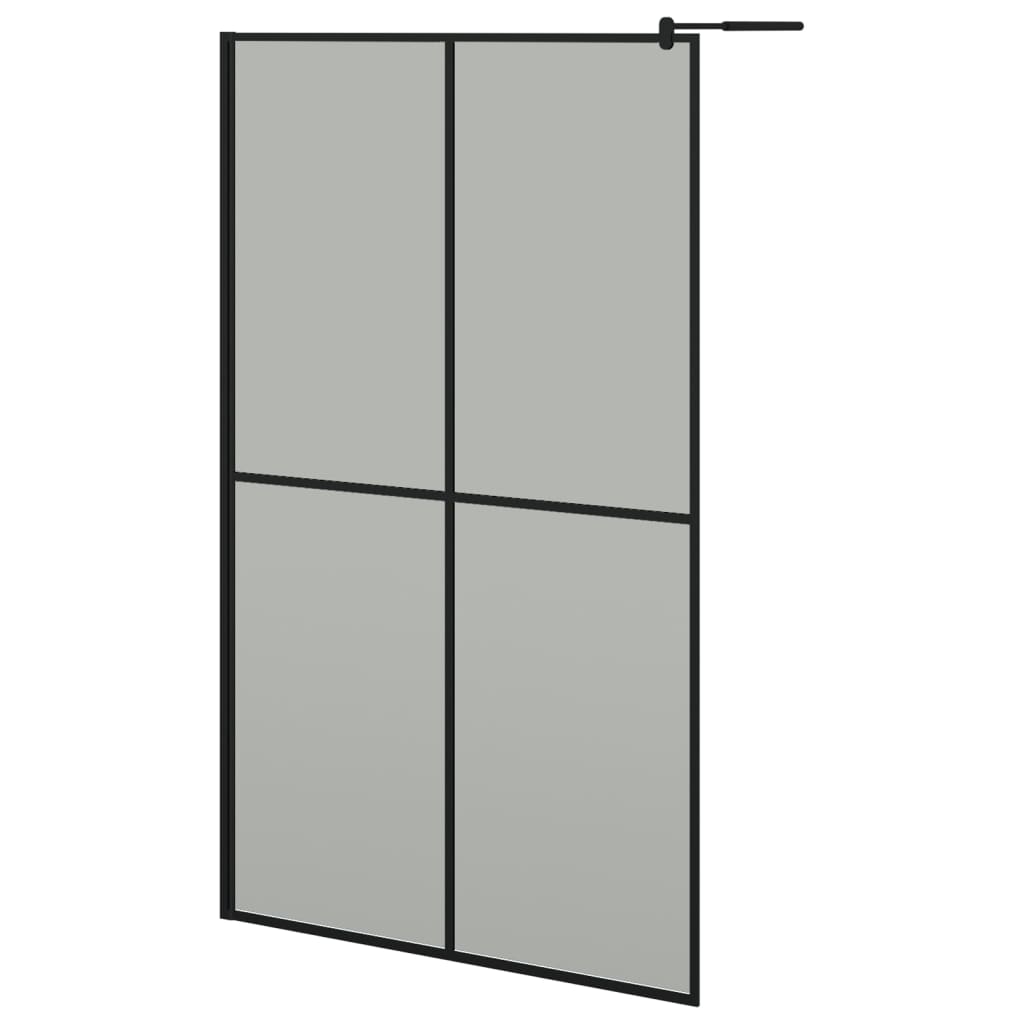 Inloopdouchewand 118x190 cm transparant gehard glas